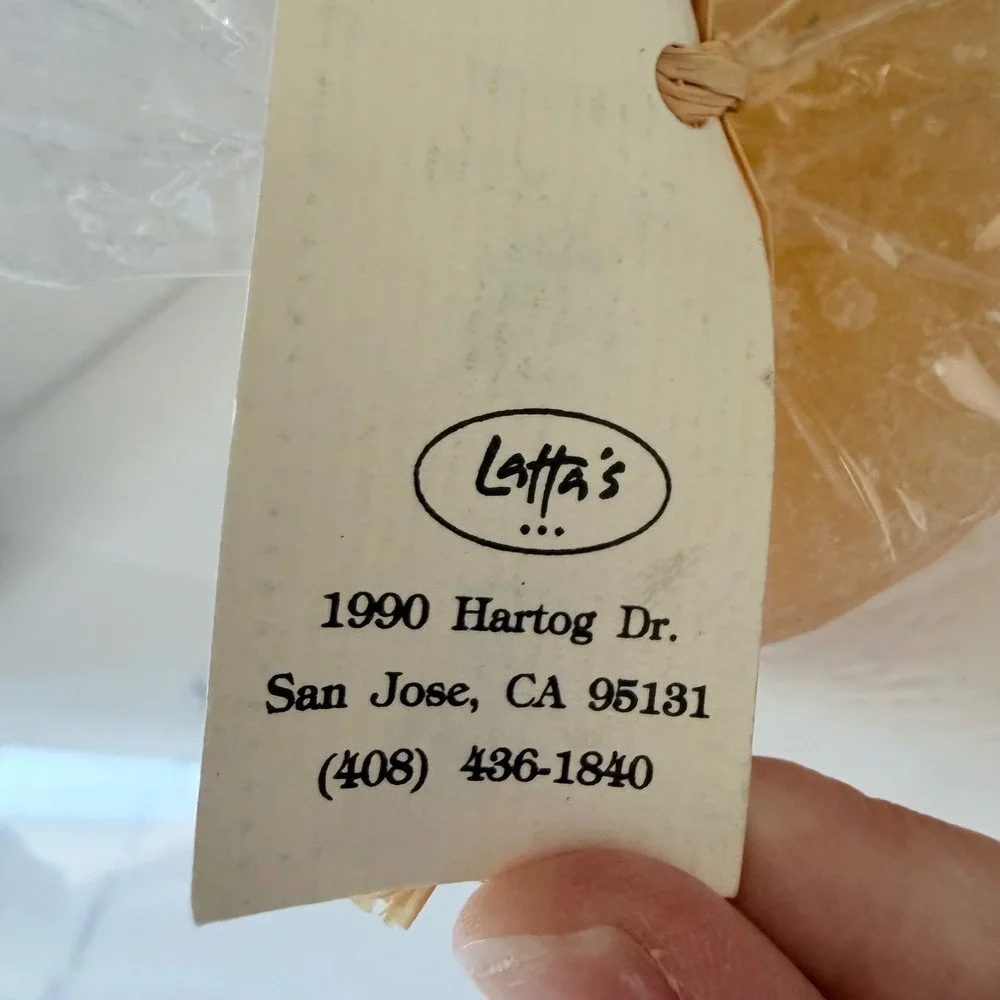 Latta's Garden Collection Tan Mottled Pillar Candle 3x6 Rustic Decor New